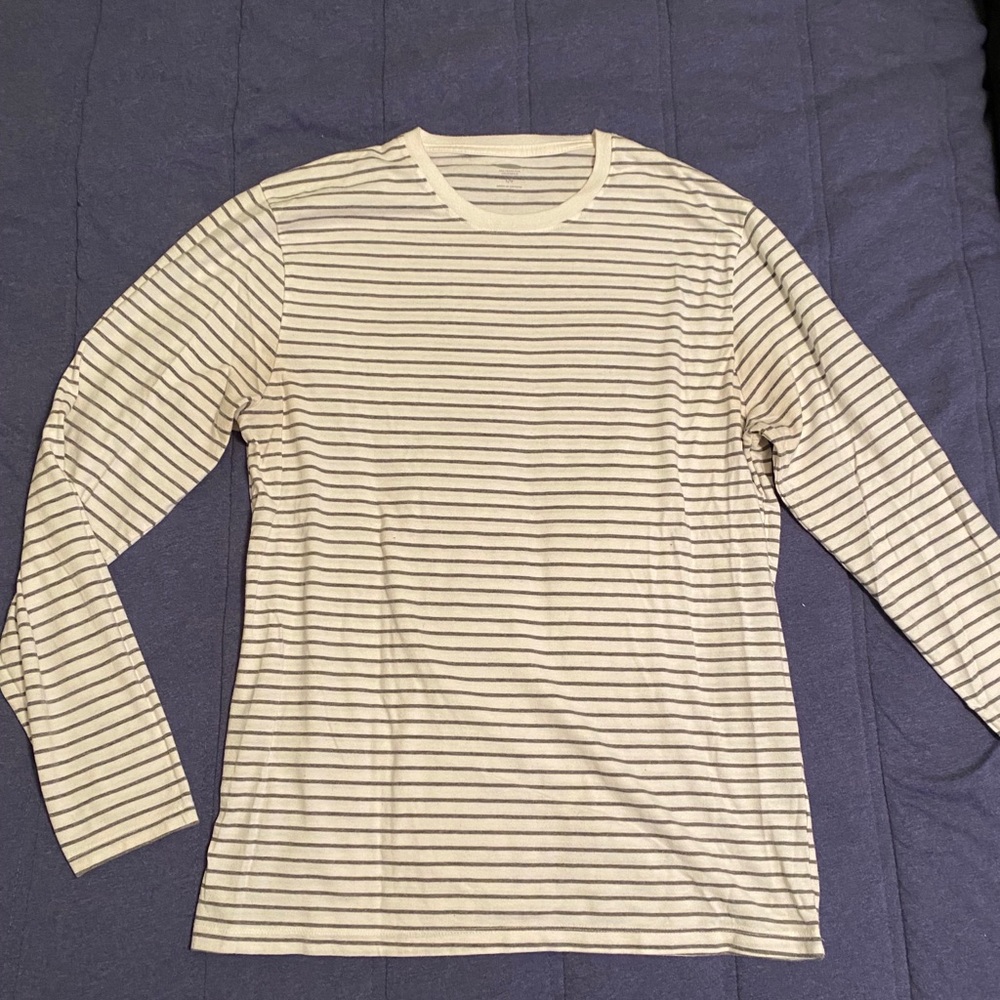 Men’s Large Long Sleeve Old Navy striped shirt